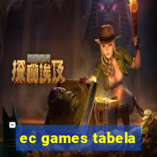 ec games tabela